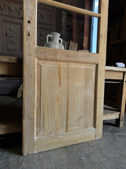 3 Lite Antique Glass Single Door - 32.25x87 J264