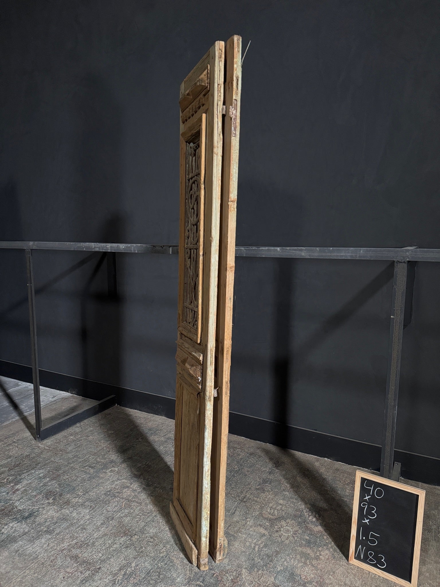 Antique Iron French Doors - 40x93 - N83