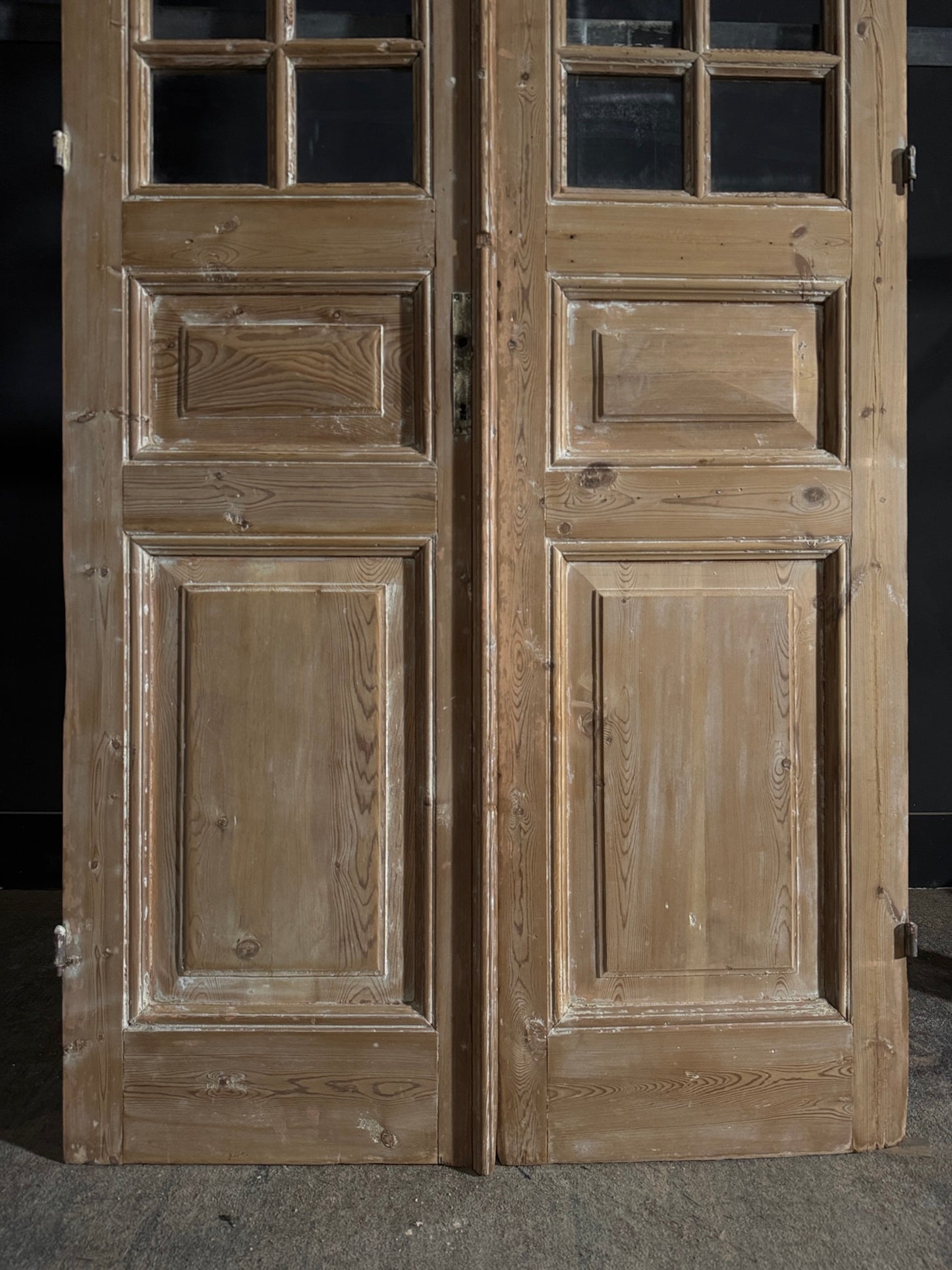 Antique Glass 12 Lite French Doors - 43.5x97.5 - N541