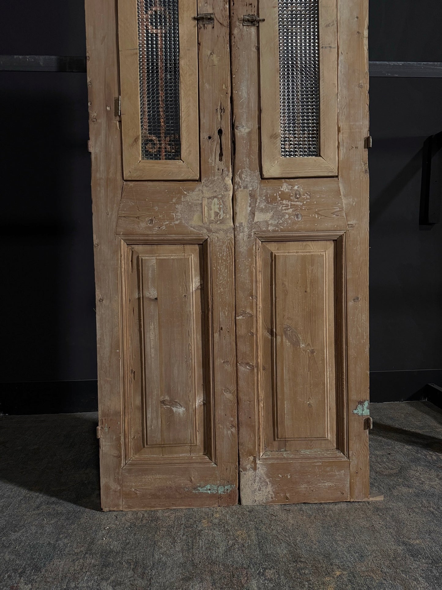 Antique Iron French Doors - 36.25x90.5 - N44