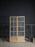 Antique Glass 8 Lite French Doors - 52.25x88.5 - N661