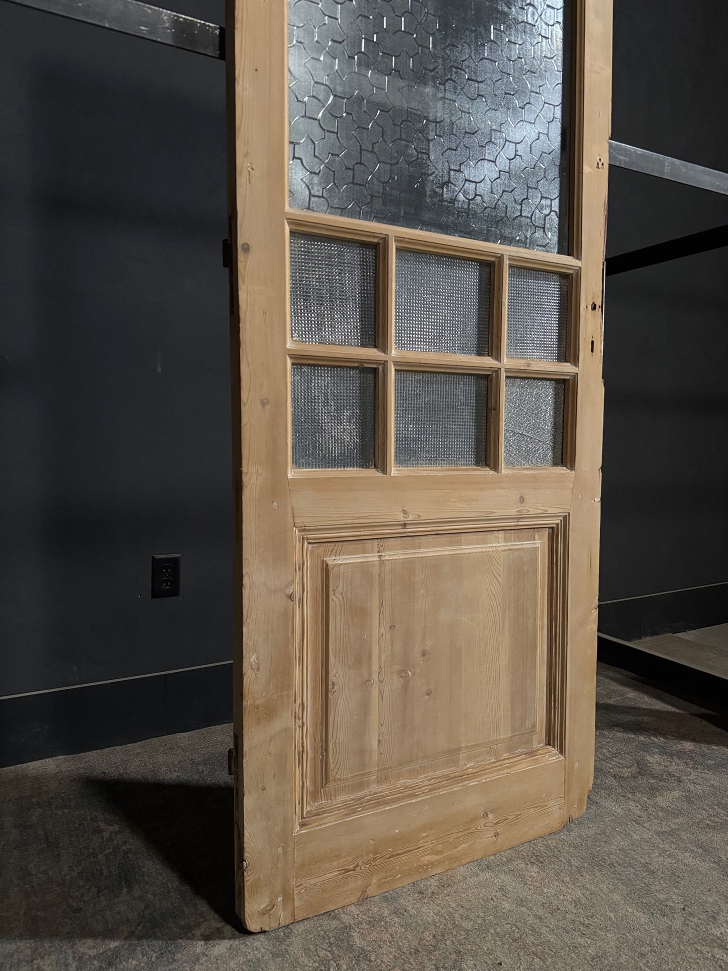 Antique Glass Single Door - 32.25x86 - N353