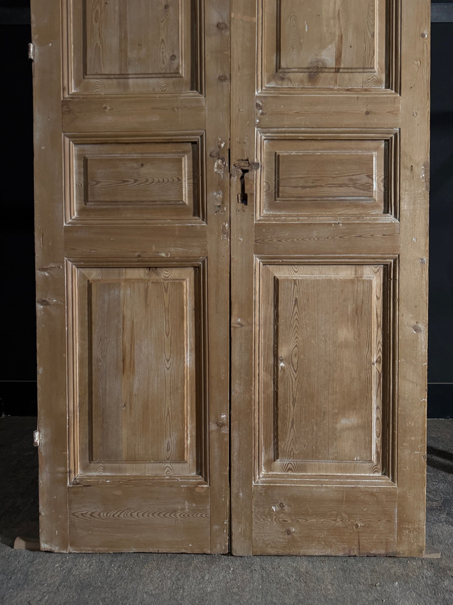Antique Solid Double Doors - 42x100.5 - N555