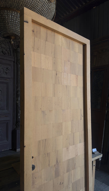 French Oak Plank Single Door - 34.5x93.5 - L447