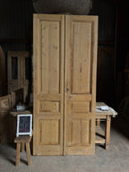 Solid Antique French Pair - 45x99.75 J541