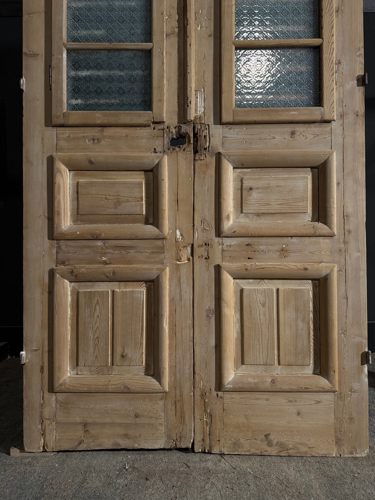 Antique Iron French Doors - 43.5x92.5 - N562
