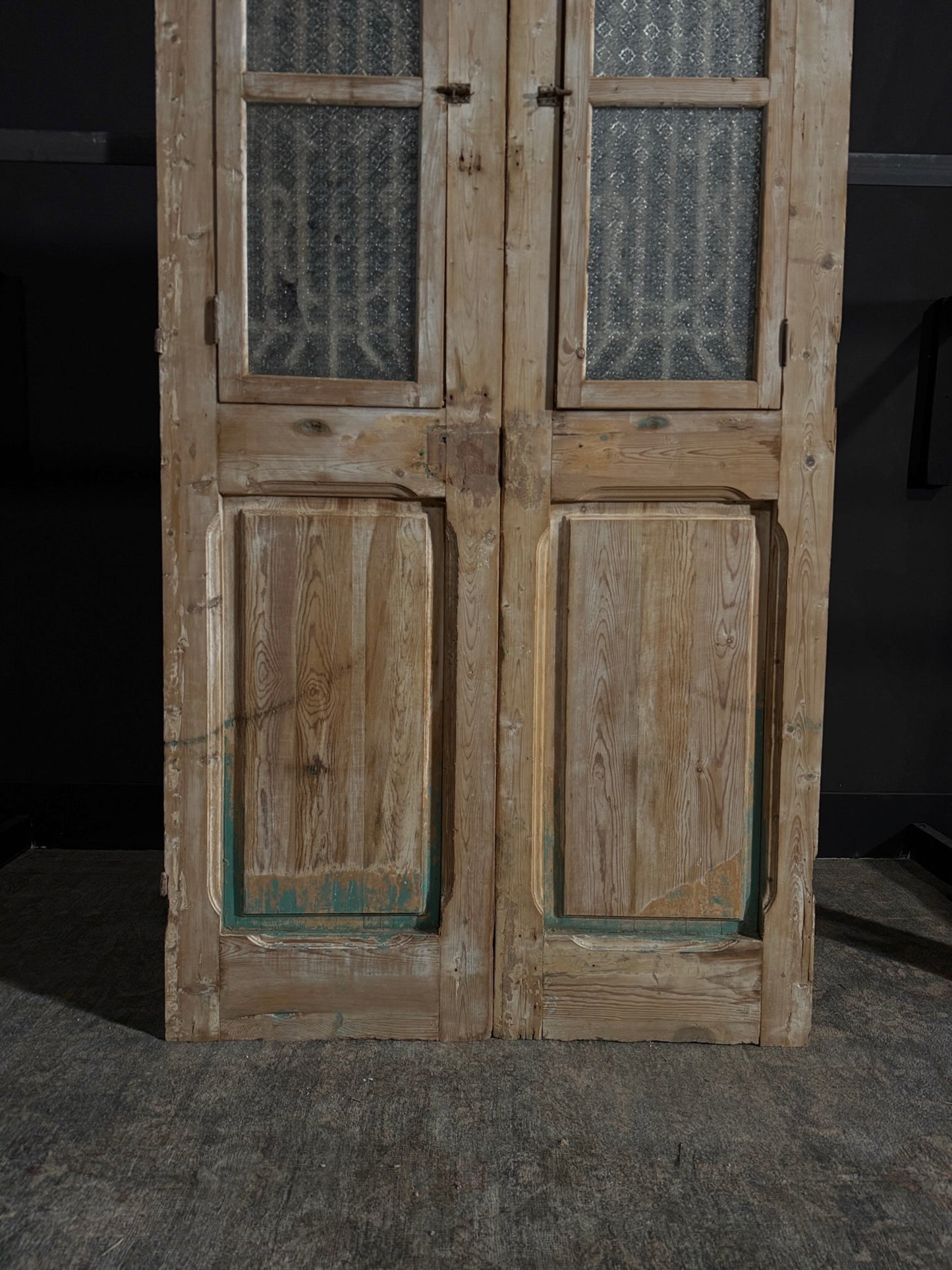 Antique Iron French Doors - 43.75x89.75 - N35