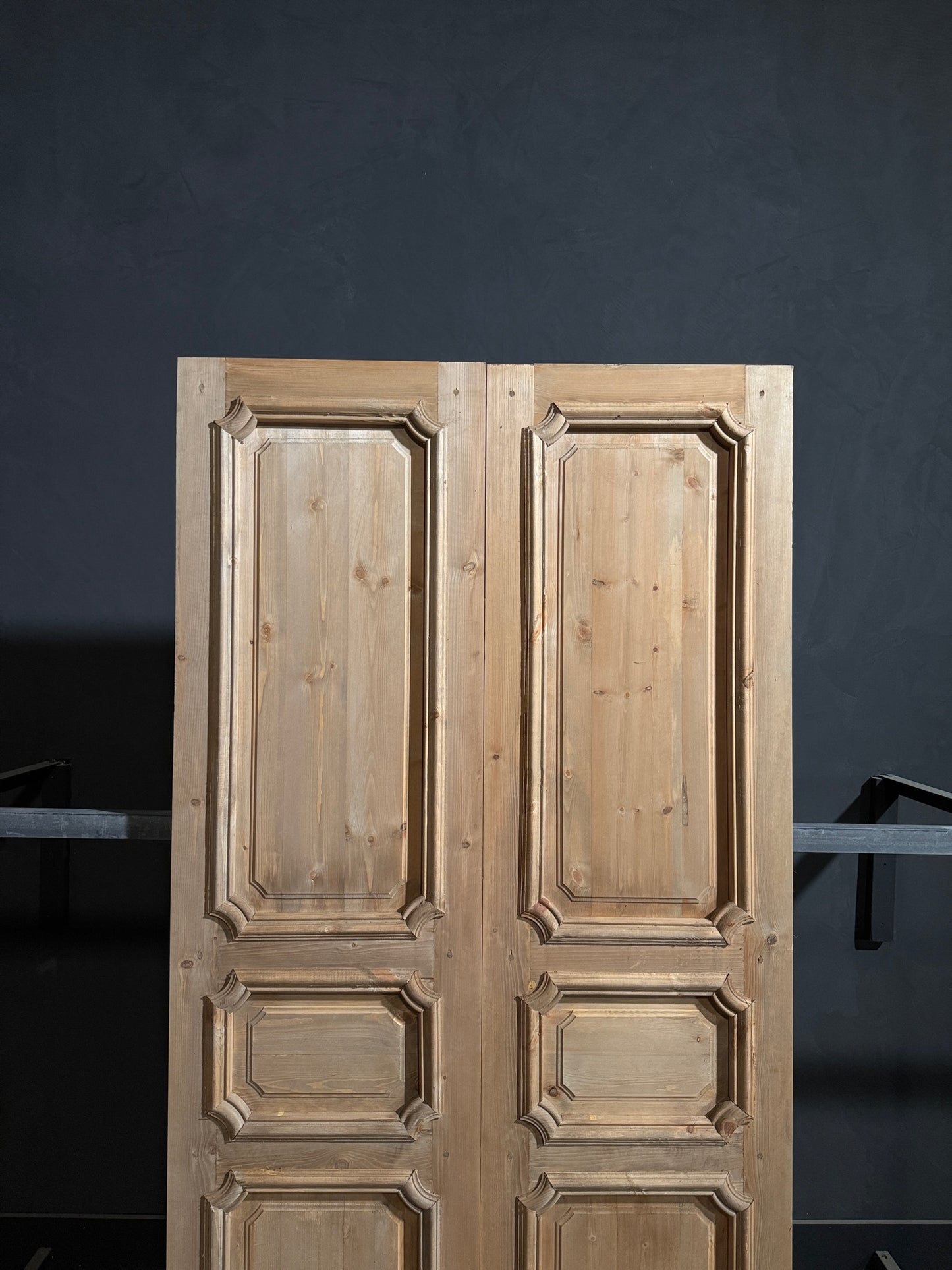 (The Edmund) Handcrafted Solid Wood French Doors - 48x96 - N232