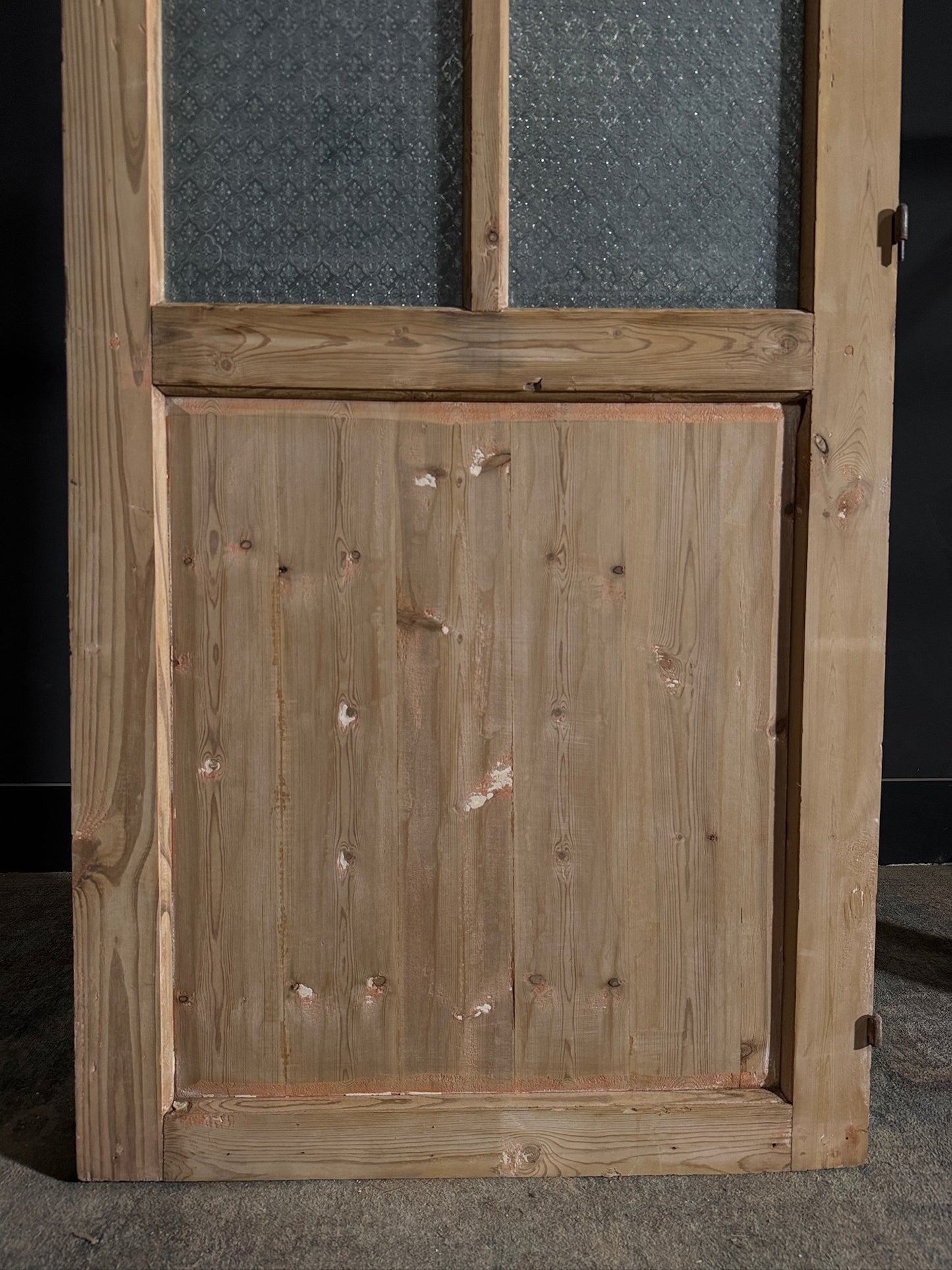 Antique Obscured Glass 4 Lite Single Door - 33x80 - N417