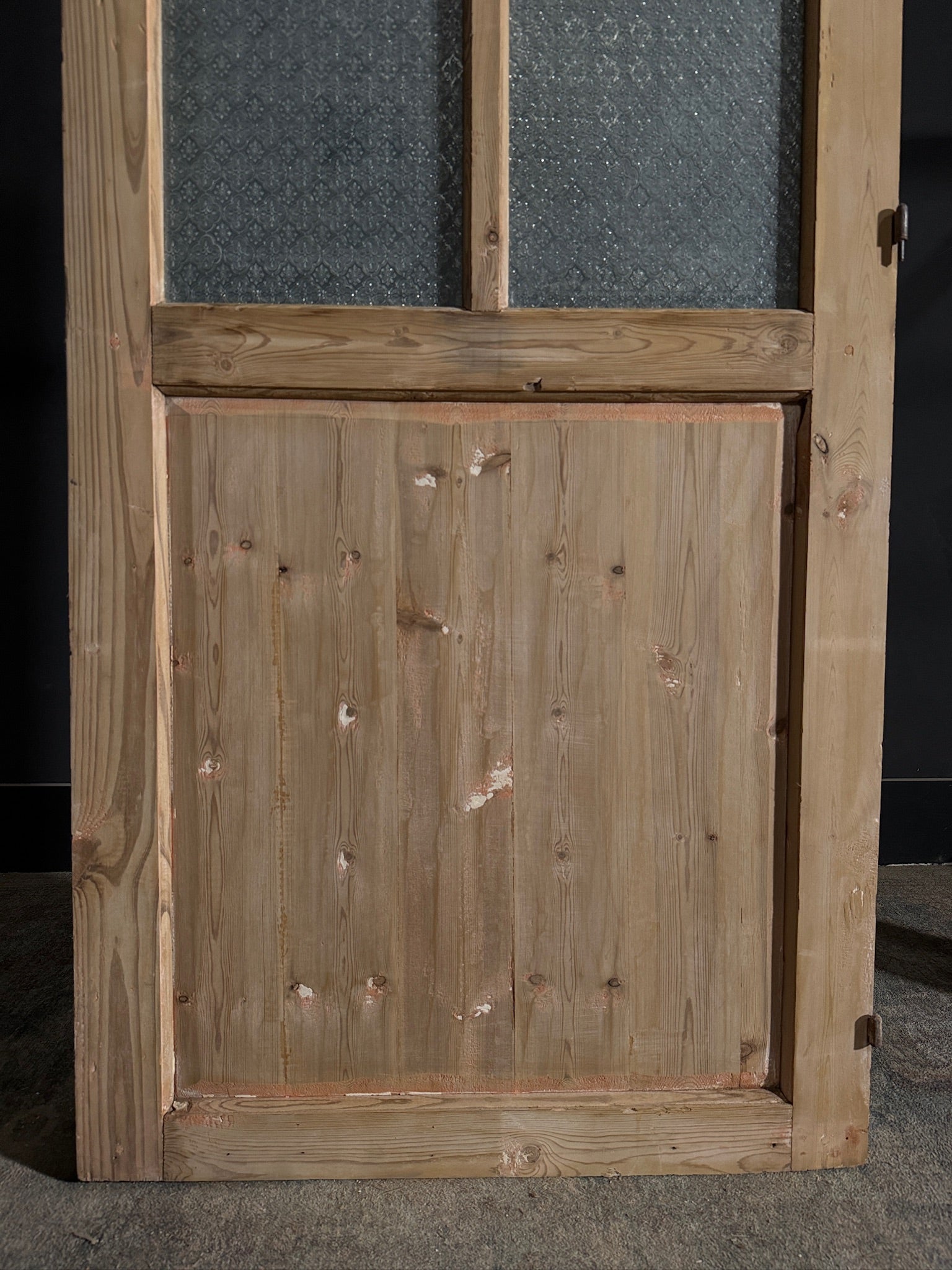 Antique Obscured Glass 4 Lite Single Door - 33x80 - N417