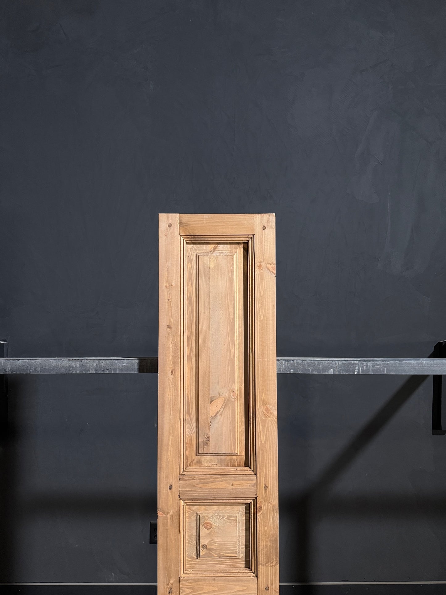 Handcrafted 3 Panel Solid Single Door - 16x80 - N195