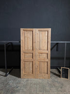 Handcrafted 3 Panel Solid French Doors - 48x80 - N198