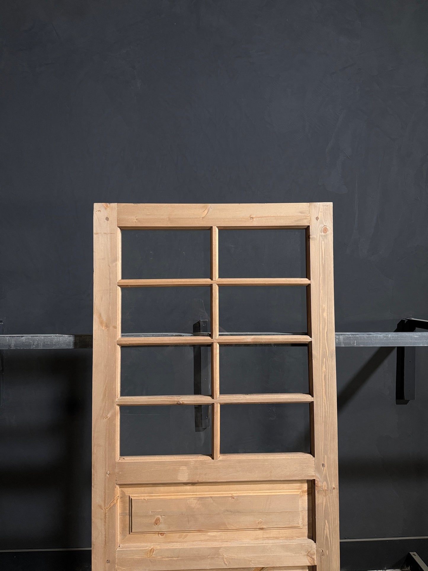 Handcrafted 8 Lite Single Glass Door - 36x80 - N188