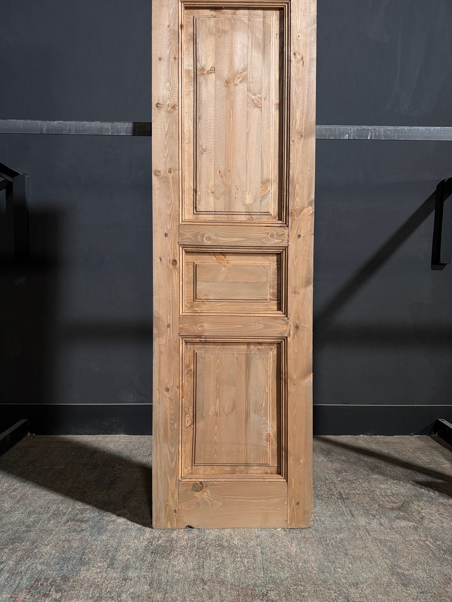 Handcrafted 3 Panel Solid Single Door - 24x80 - N199