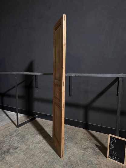 Handcrafted 3 Panel Solid Single Door - 24x96 - N215