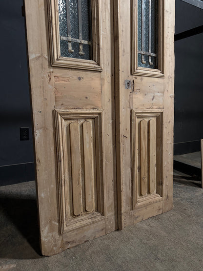 Antique Iron French Doors - 36.5x94 - N685