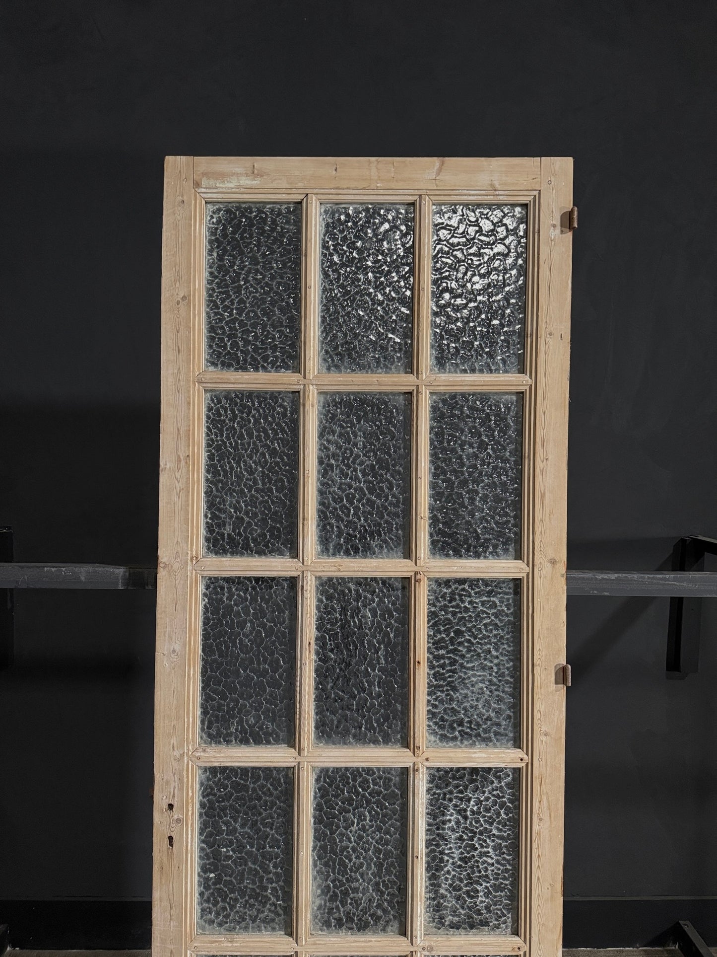 Antique Obscured Glass 15 Lite Single Door - 36.25x97 - N56