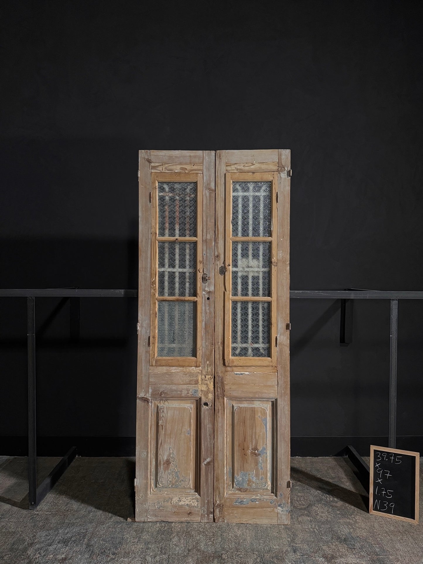 Antique Iron Single Door - 39.75x97 - N39