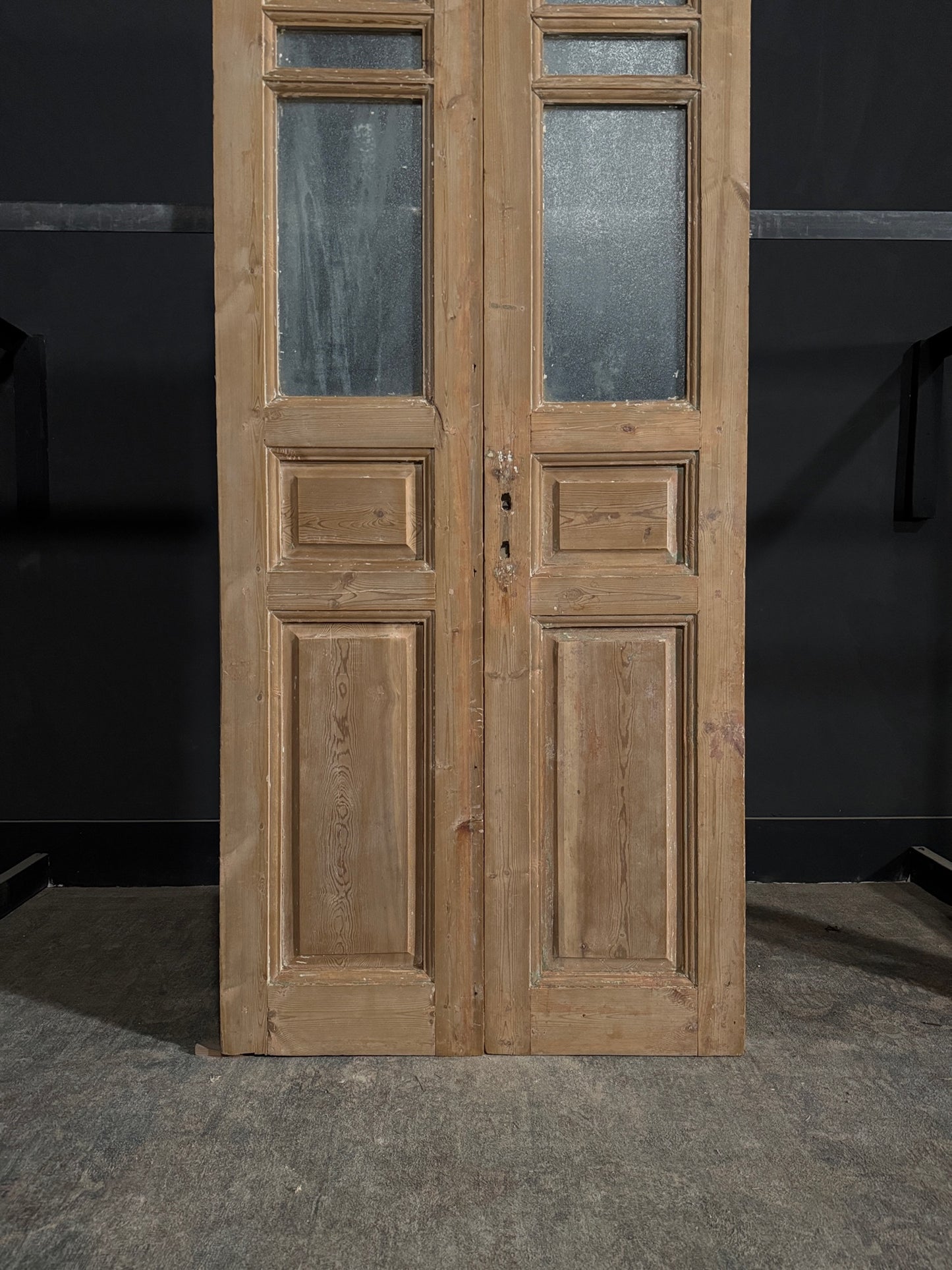 Antique Solid Double Doors - 37x82.25 - N275