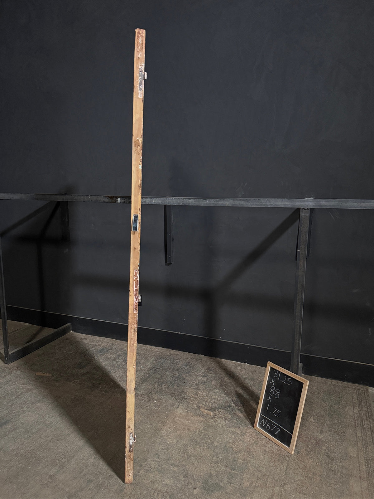 Antique Obscured Glass 4 Lite Single Door - 31.25x88 - N677