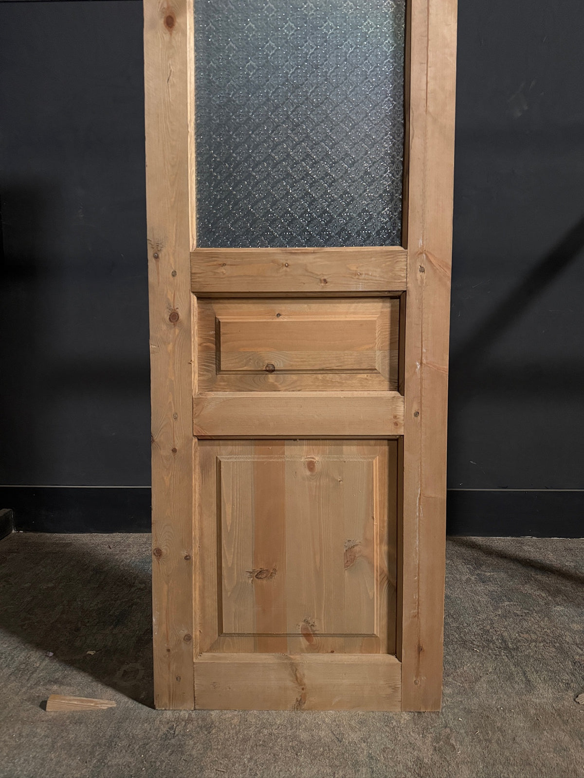 Antique Obscured Glass 1 Lite Single Door - 24x79.25 - N689