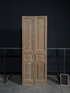 Antique 3 Panel Solid Double Doors - 39.75x110.5 - N322