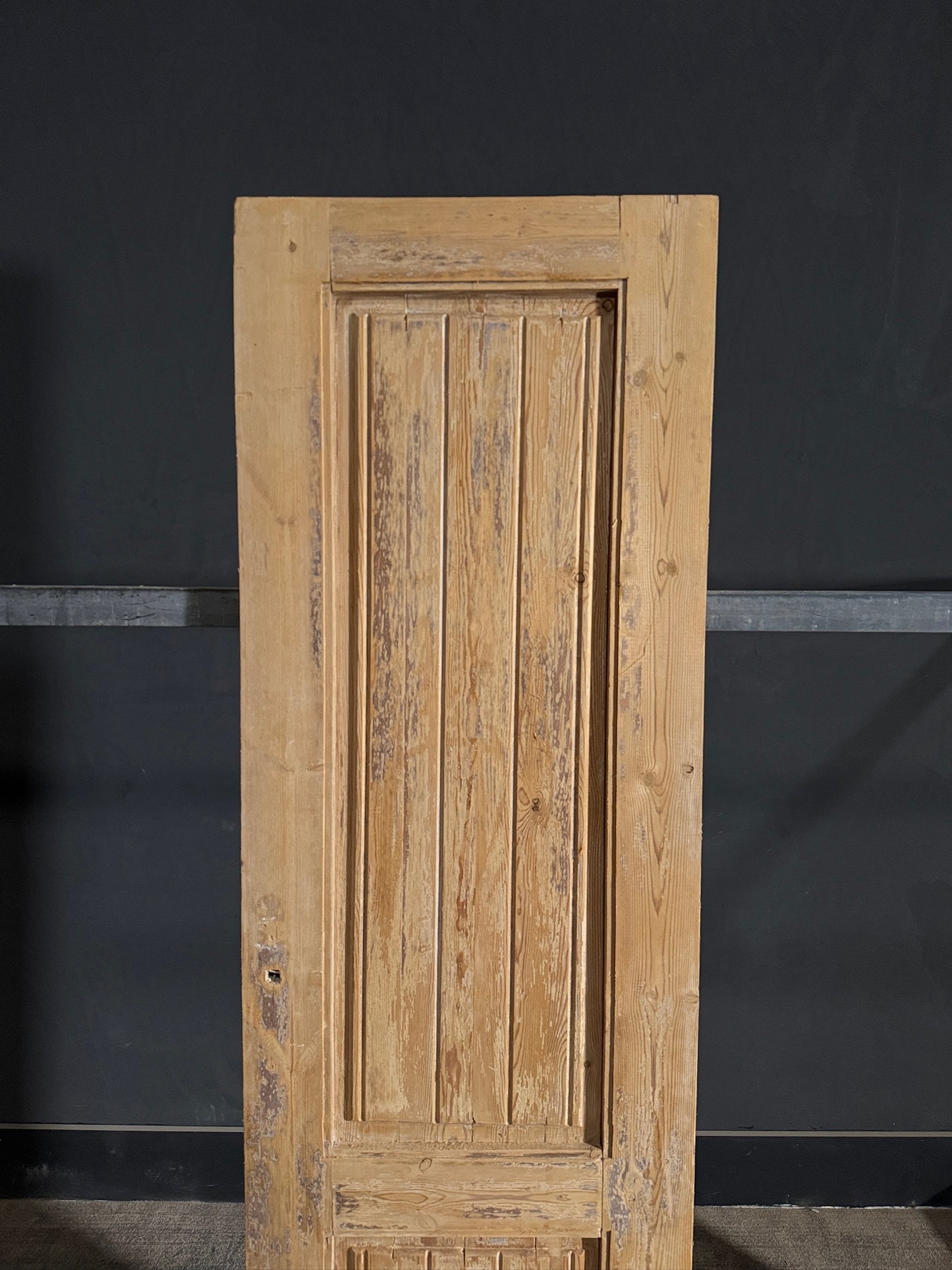 Antique Solid Single Door - 23.25x78.75 - N442