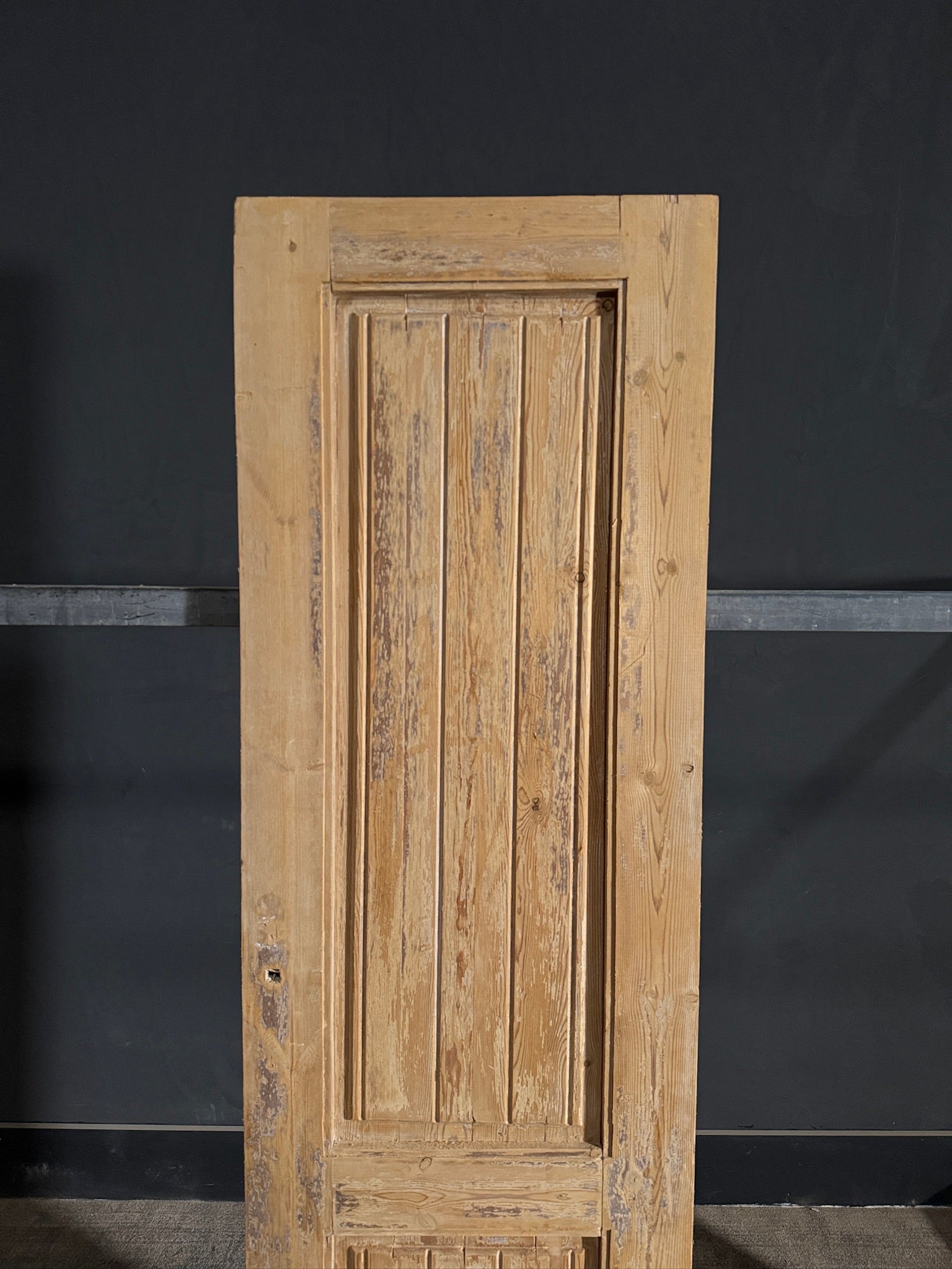 Antique Solid Single Door - 23.25x78.75 - N442