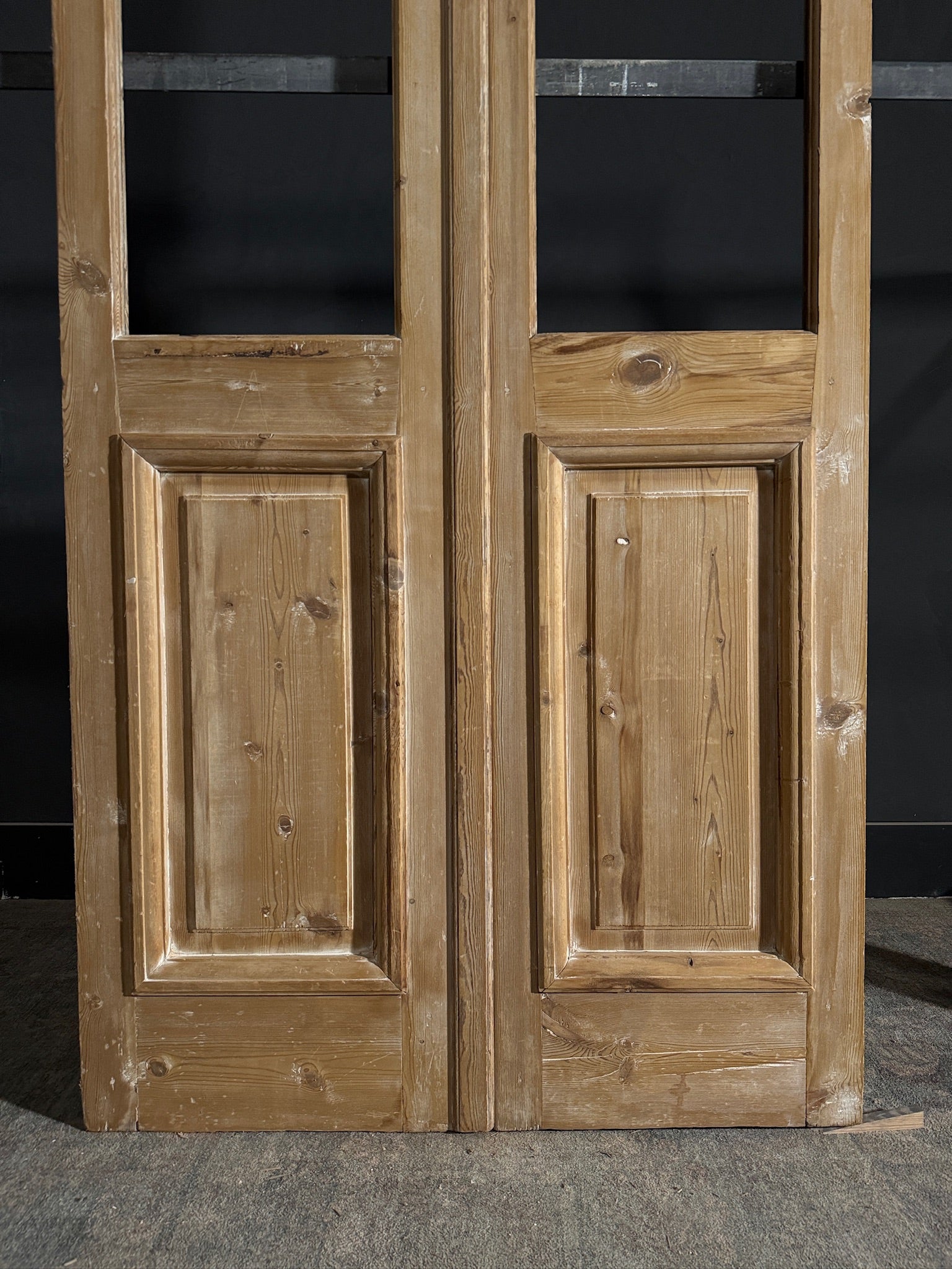Antique Glass 1 Lite French Doors - 43.5x81.5 - N411