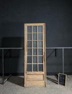 Antique Obscured Glass 18 Lite Single Door - 34x99.5 - N632