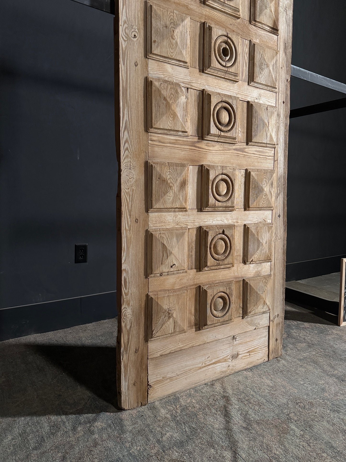 Antique 21 Panel Solid Single Door - 36x85 - N131