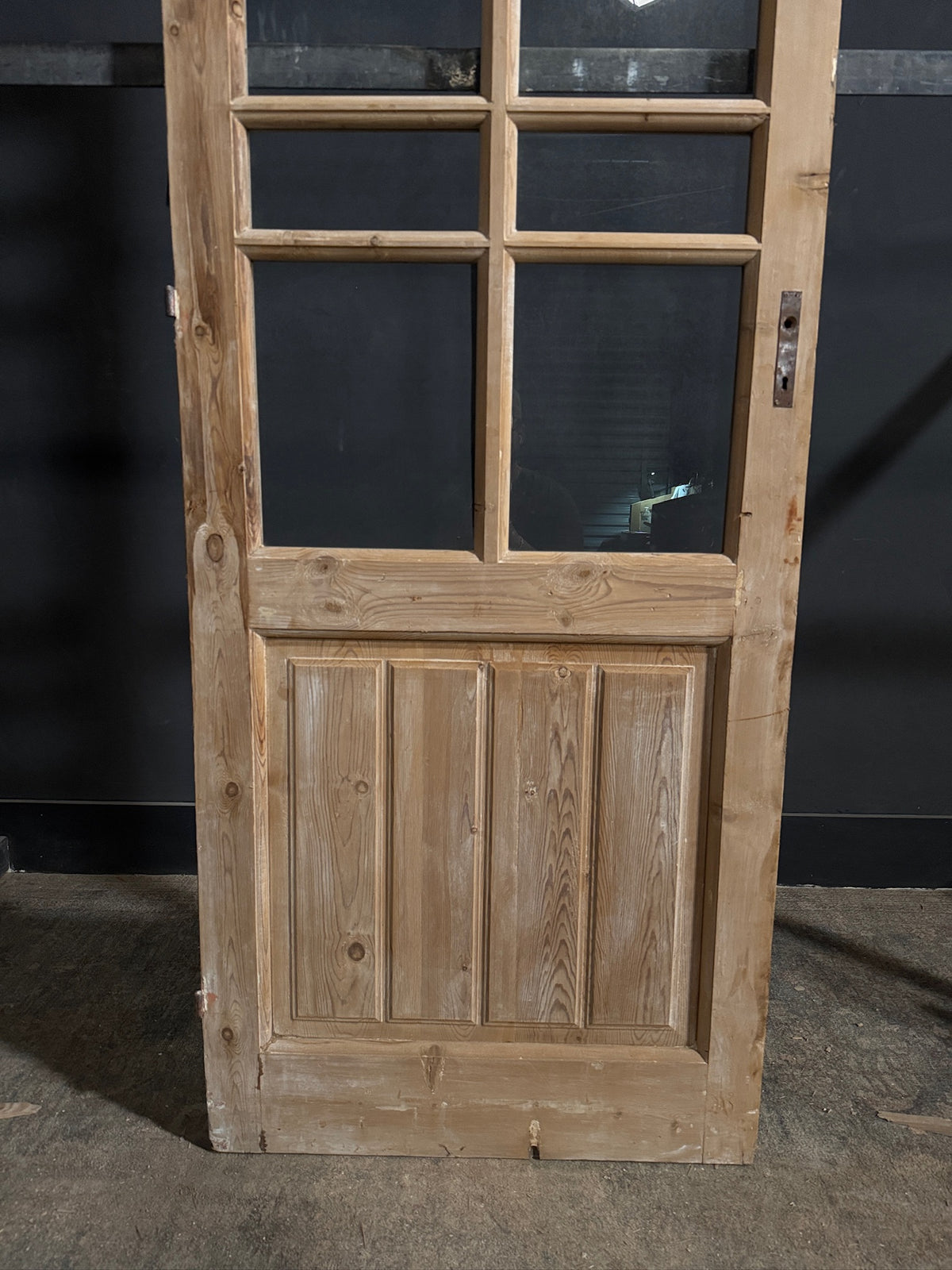 Antique Glass 10 Lite Single Door - 31.75x93.75 - N676