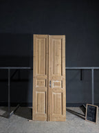 Antique 3 Panel Solid Double Doors - 37.5x97.5 - N608