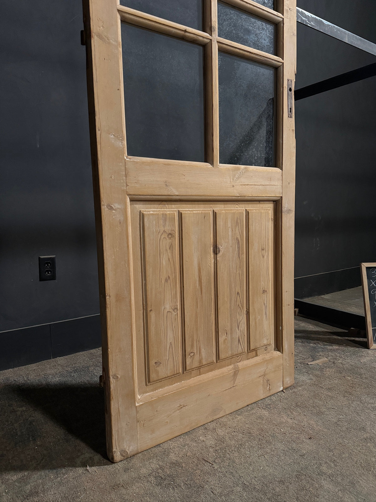 Antique Glass 10 Lite Single Door - 31.5x93.25 - N675