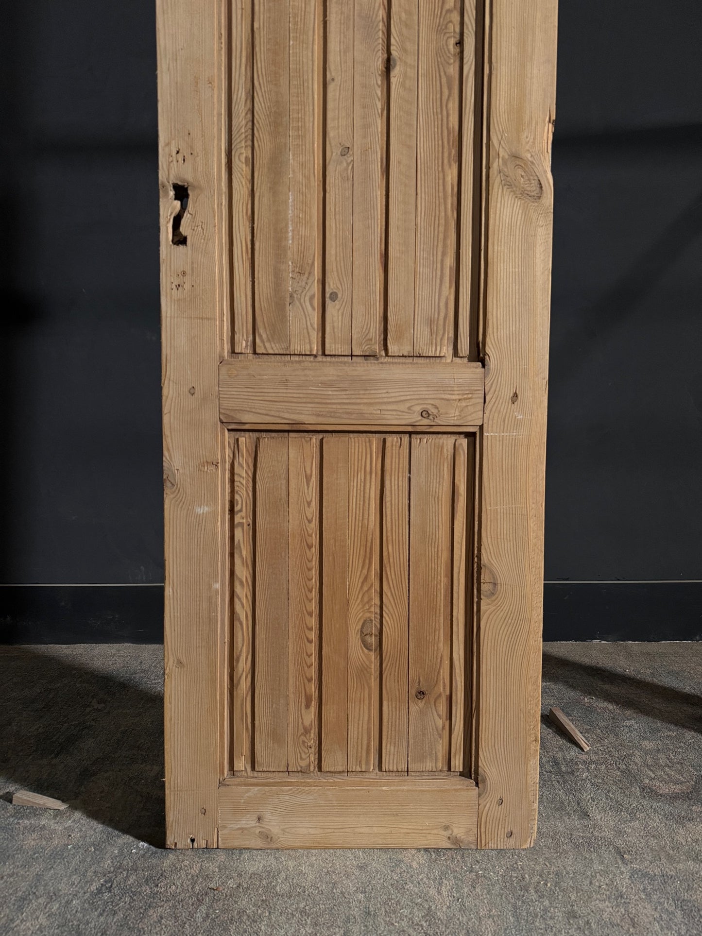 Antique 2 Panel Solid Single Door - 23.75x79.75 - N444