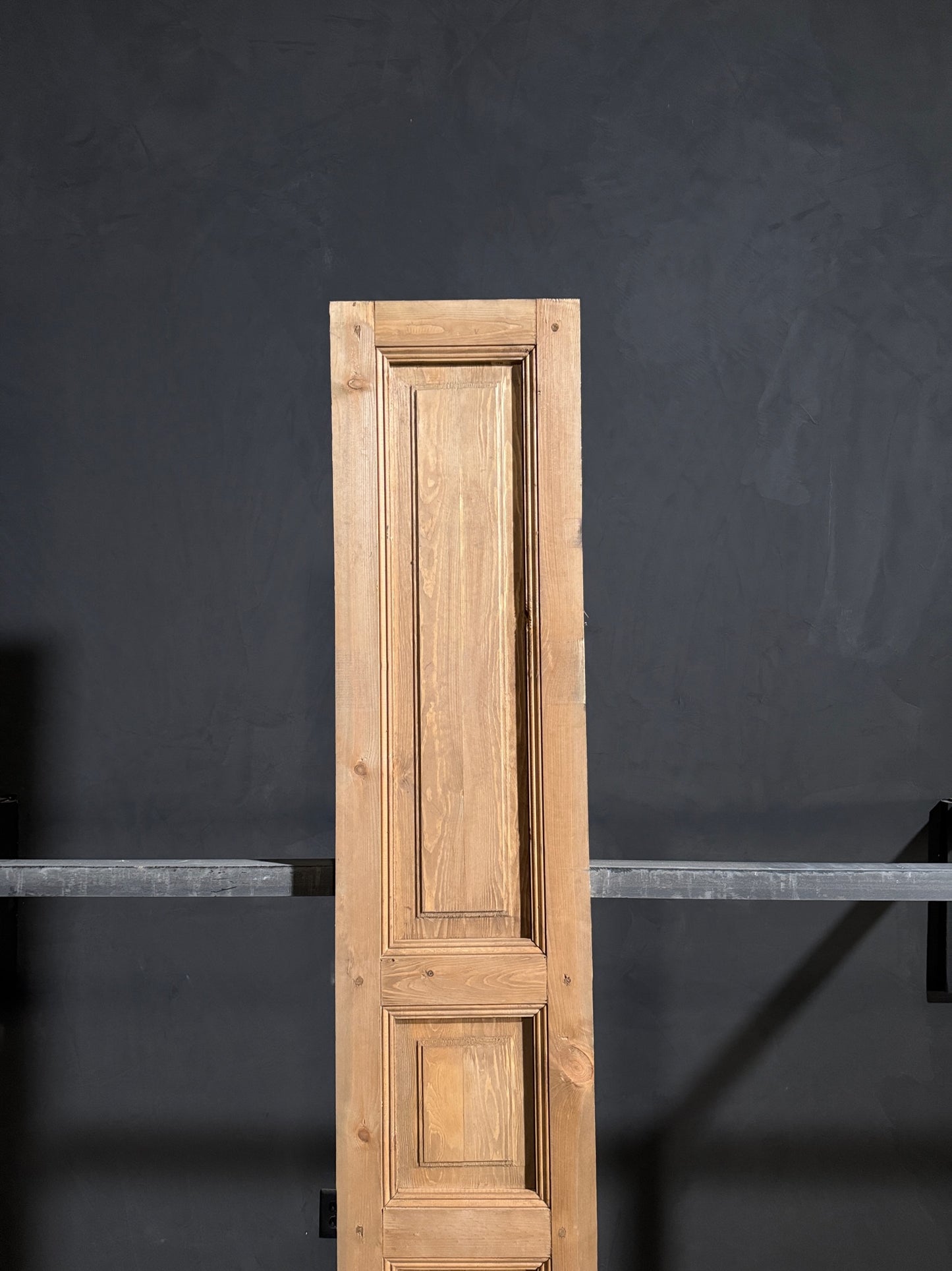 Handcrafted 3 Panel Solid Single Door - 16x96 - N168