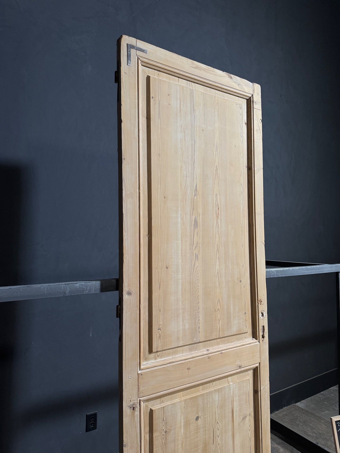 Antique 2 Panel Solid Single Door - 36x103.5 - N163