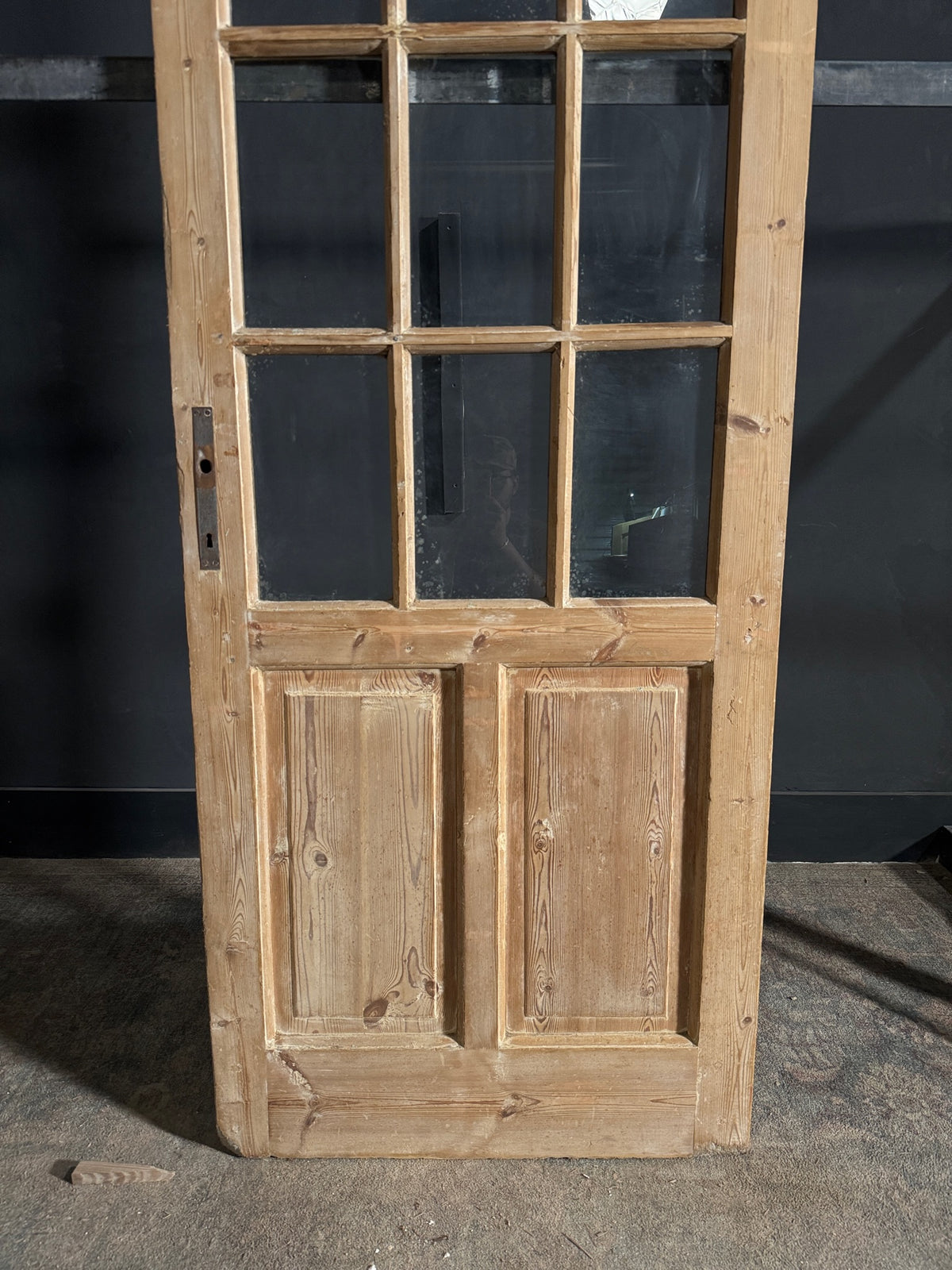Antique Glass 12 Lite Single Door - 31.5x90.75 - N654