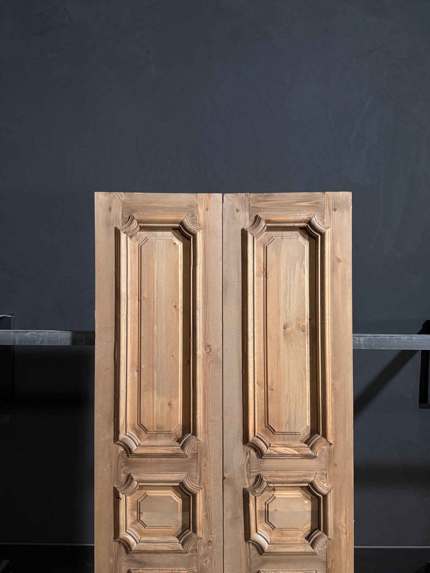 (The Edmund) Handcrafted Solid Wood French Doors - 36x80 - N171