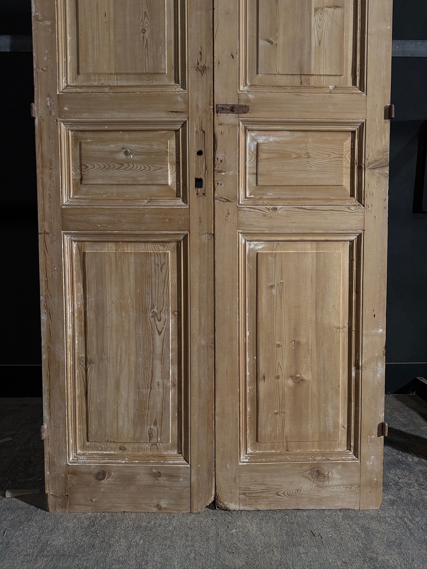 Antique Solid Double Doors - 43x99 - N423