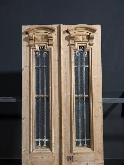 Antique Iron French Doors - 36.5x94 - N685
