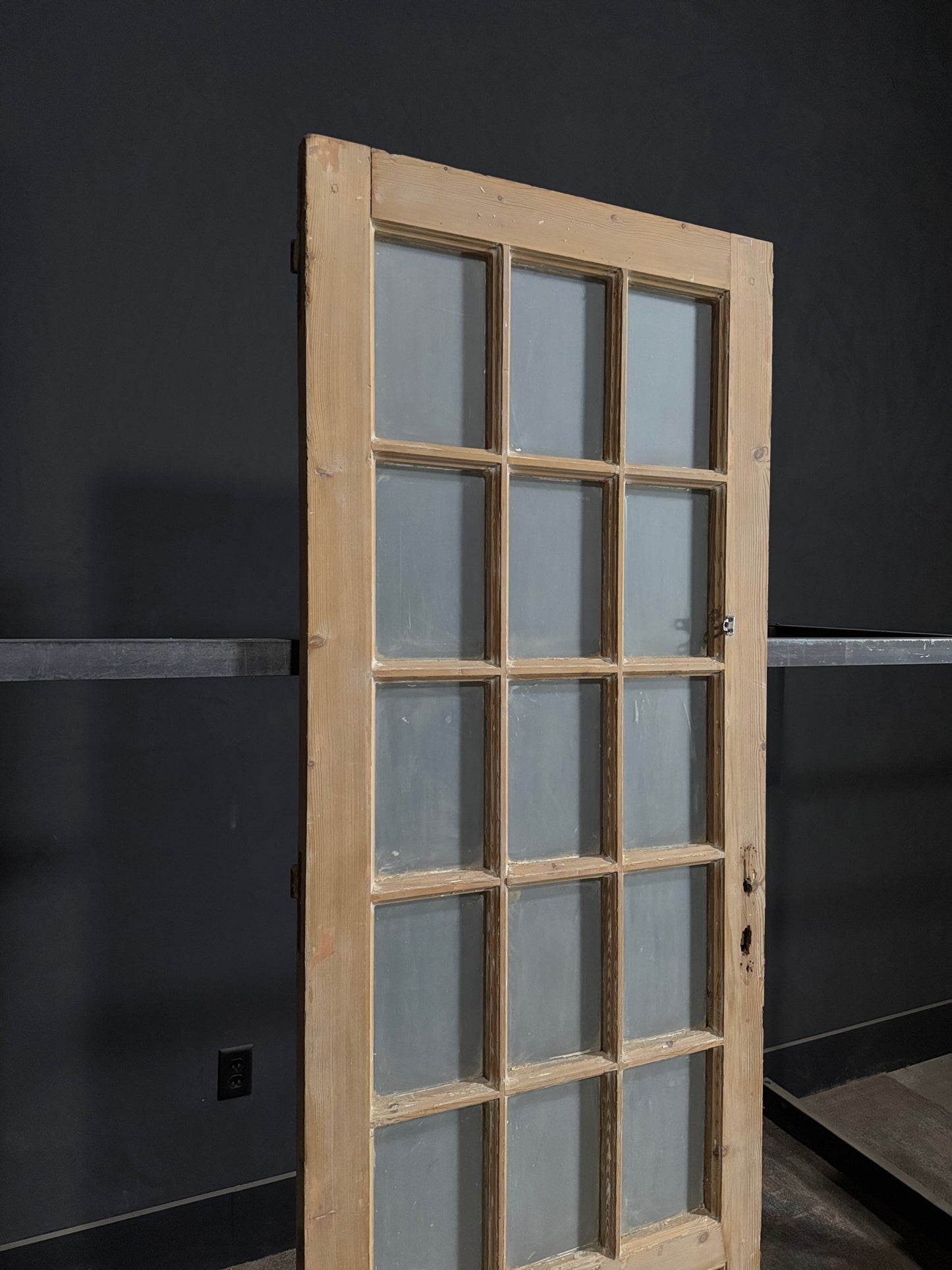 Antique Glass 15 Lite Single Door - 32.25x87 - N363