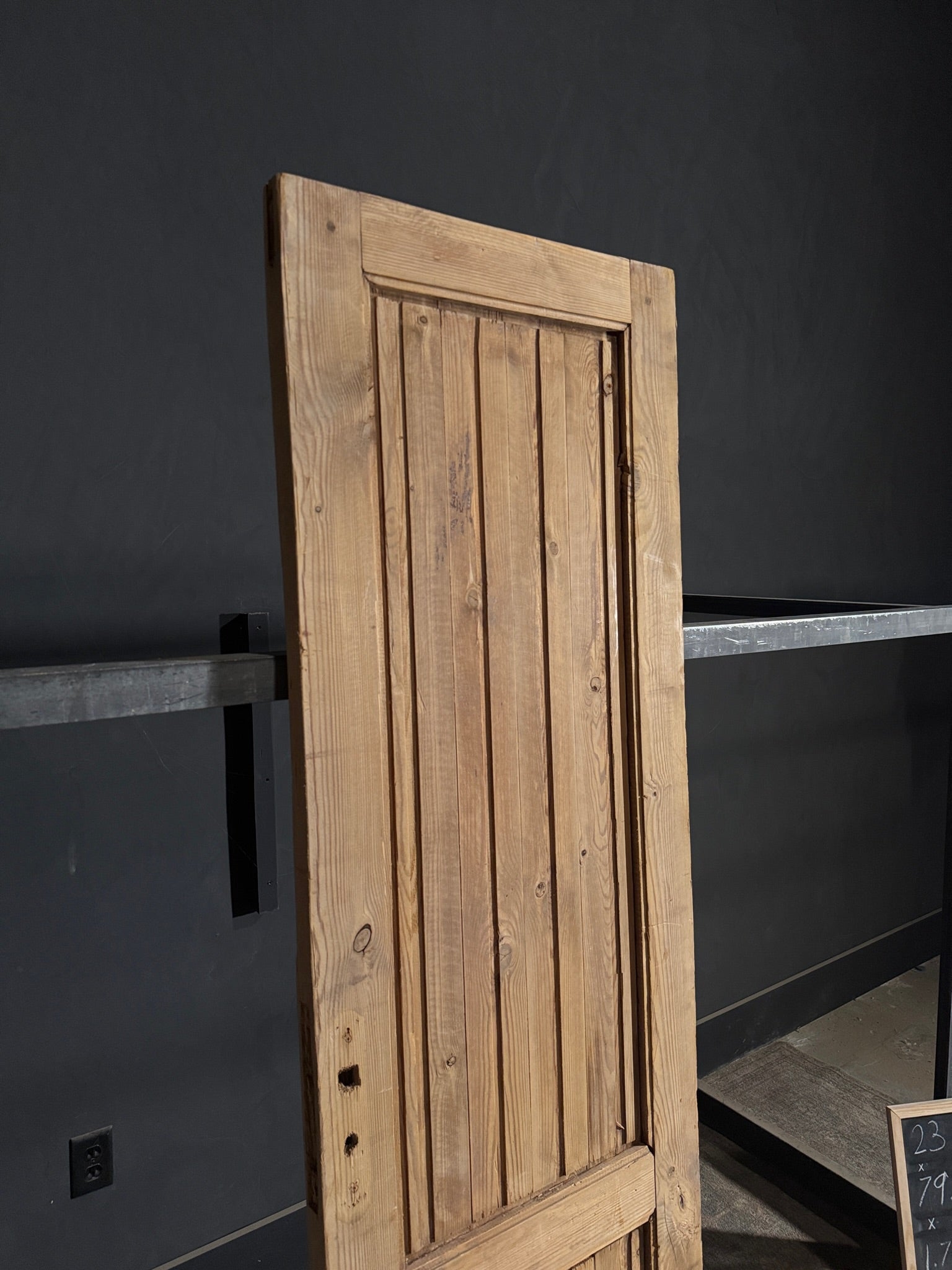 Antique Fluted 2 Panel Single Door - 23.75x79.75 - N445