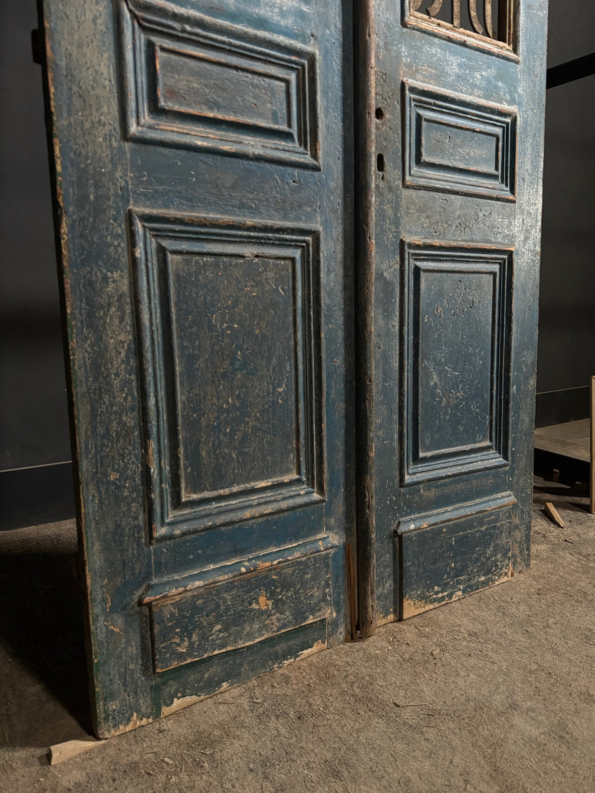 Antique Iron French Doors - 43x99 - N714
