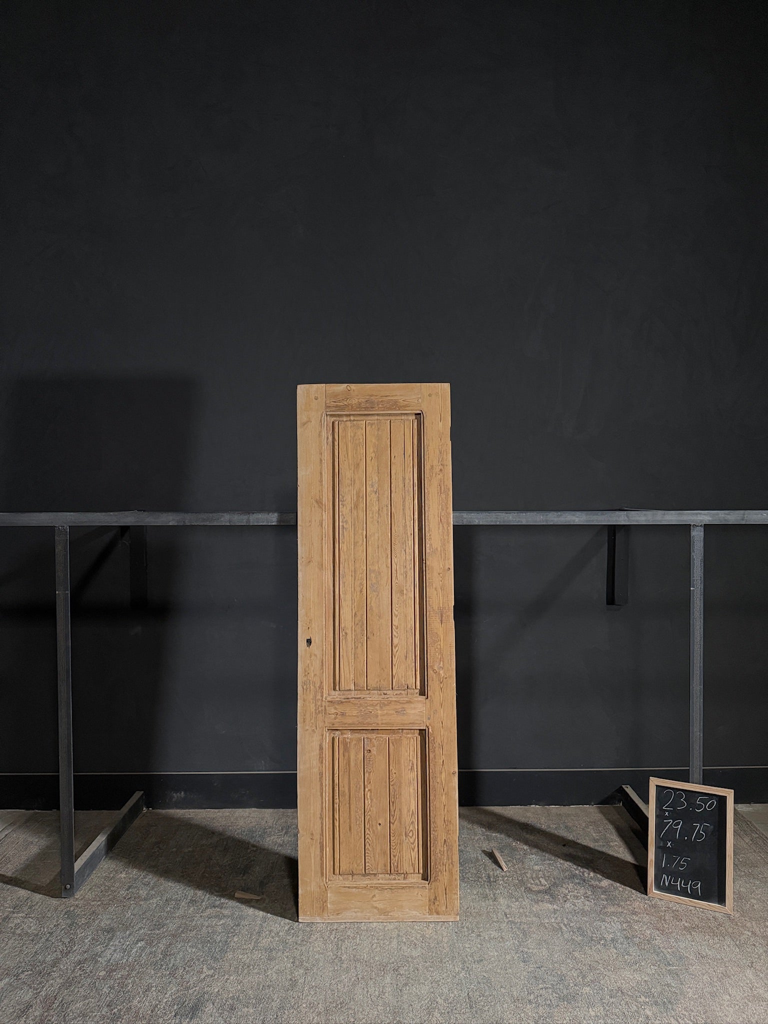 Antique Solid Single Door - 23.5x79.75 - N449