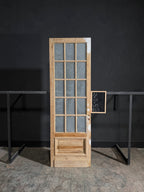 Antique Obscured Glass 15 Lite Single Door - 32x101 - N85
