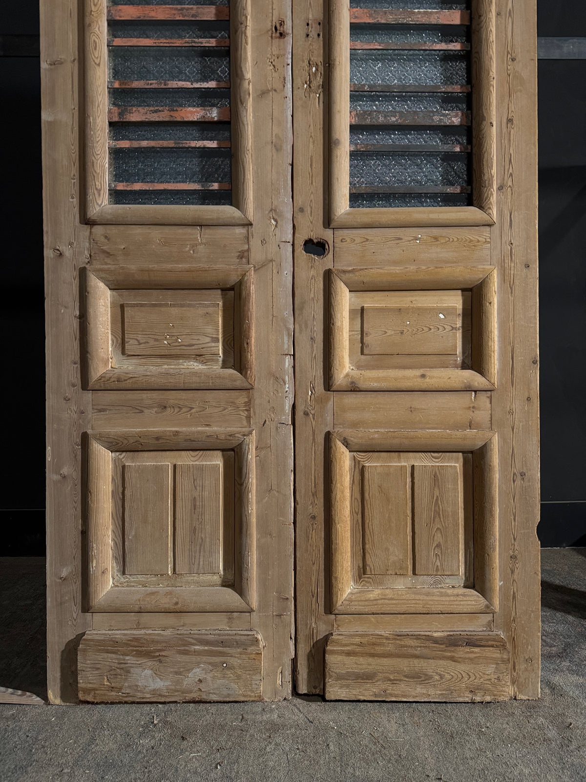 Antique Iron French Doors - 43.5x92.5 - N562