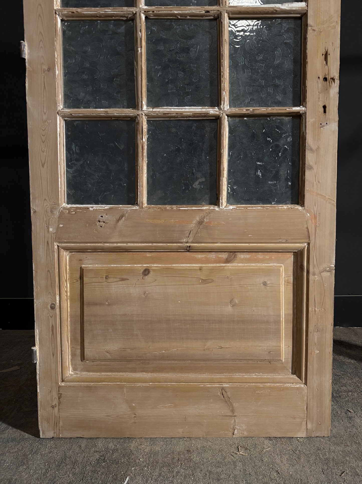 Antique Obscured Glass 1 Lite Single Door - 35x86.25 - N433