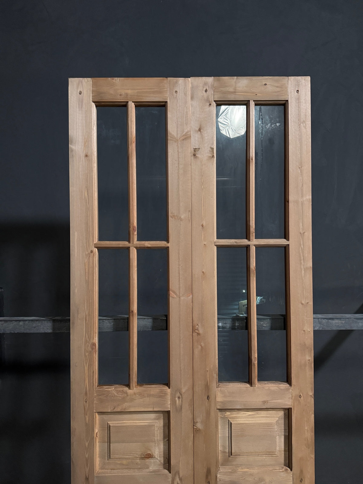 Handcrafted Glass 4 Lite French Doors - 36x96 - N724