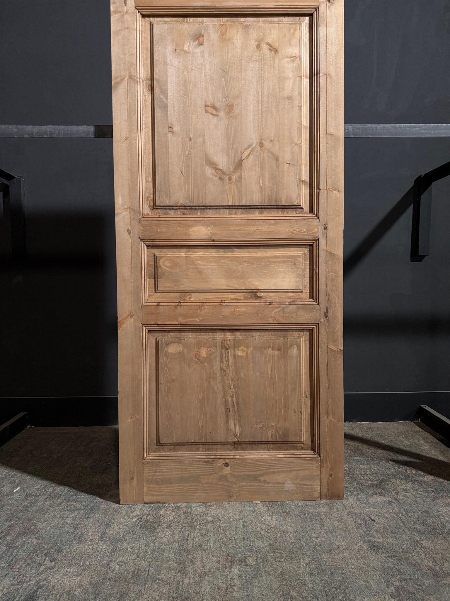 Handcrafted 3 Panel Solid Single Door - 36x80 N225 – Magnolia